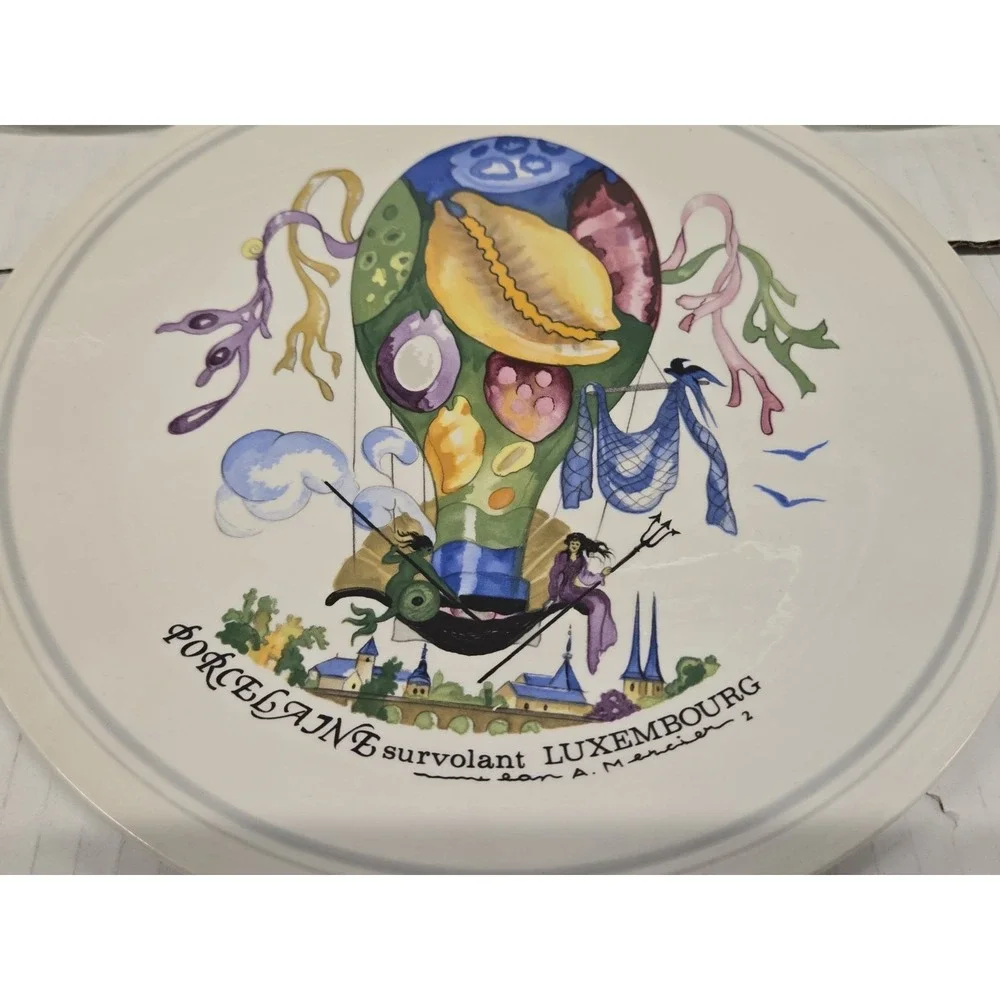 Villeroy & Boch LE BALLON Salad Accent‎ Plates CARNIVAL HOT AIR BALLOON Set of 6